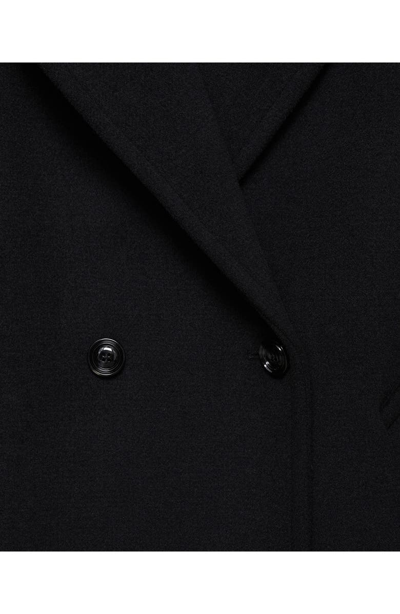 MANGO Double Breasted Coat, Alternate, color, 