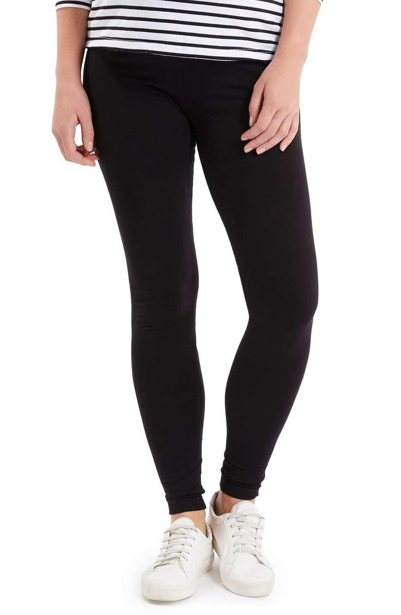 Topshop Ankle Maternity Leggings, Main, color, 