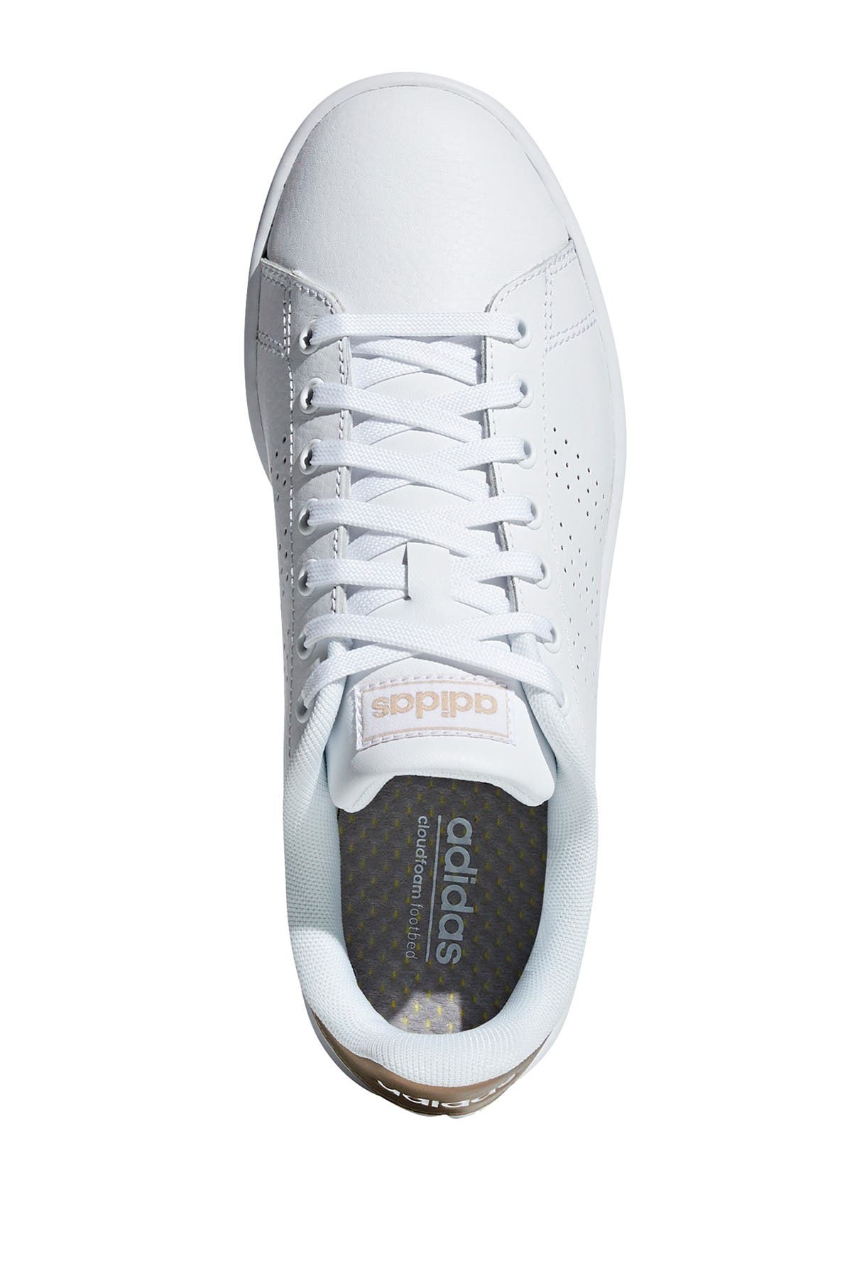 adidas Advantage Leather Sneaker, Alternate, color, 