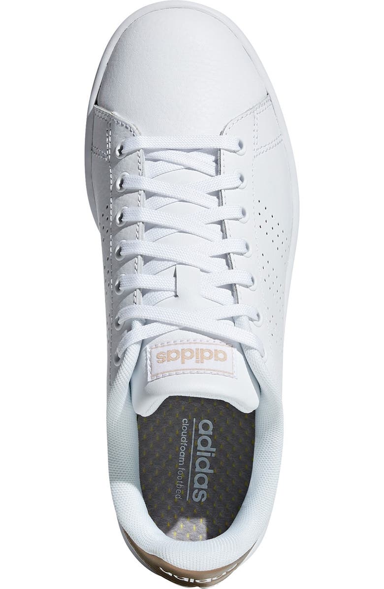 adidas Advantage Leather Sneaker, Alternate, color,