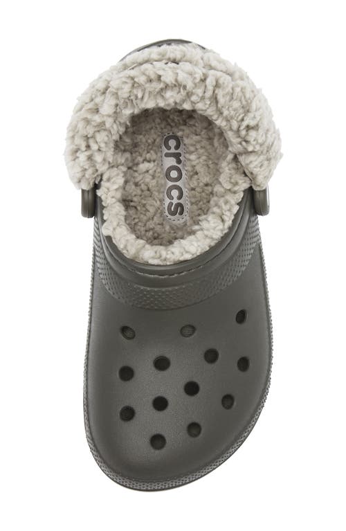 Crocs Classic Fleece Lined Clog In Animal Print