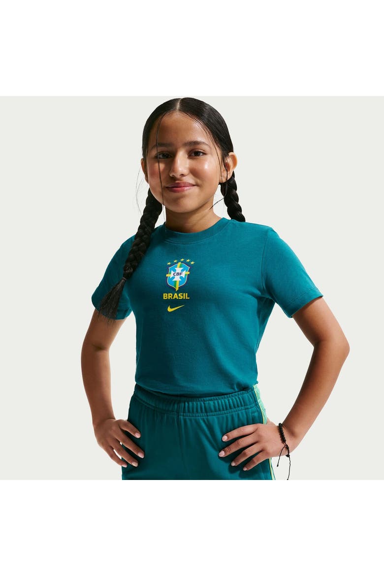 Youth Nike Teal Brazil National Team 2026 Academy Pro Dri-FIT Shorts, Alternate, color, Teal