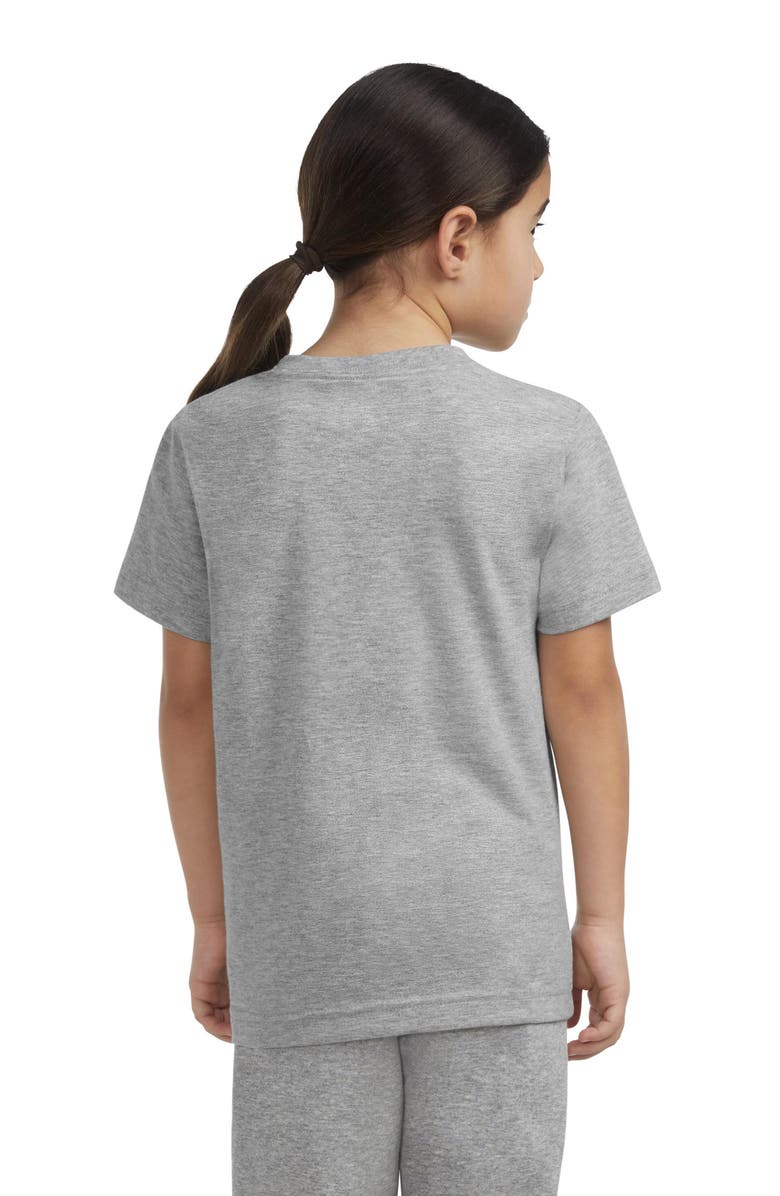 Nike Embroidered Logo Crew Neck T-Shirt, Alternate, color, Dark Grey Heather