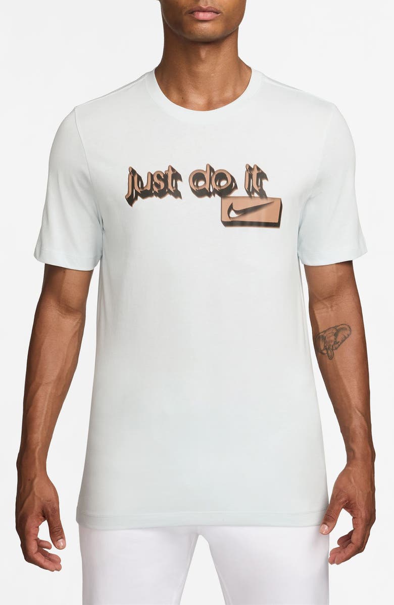 Nike Just Do It Graphic T-Shirt, Main, color, Off White