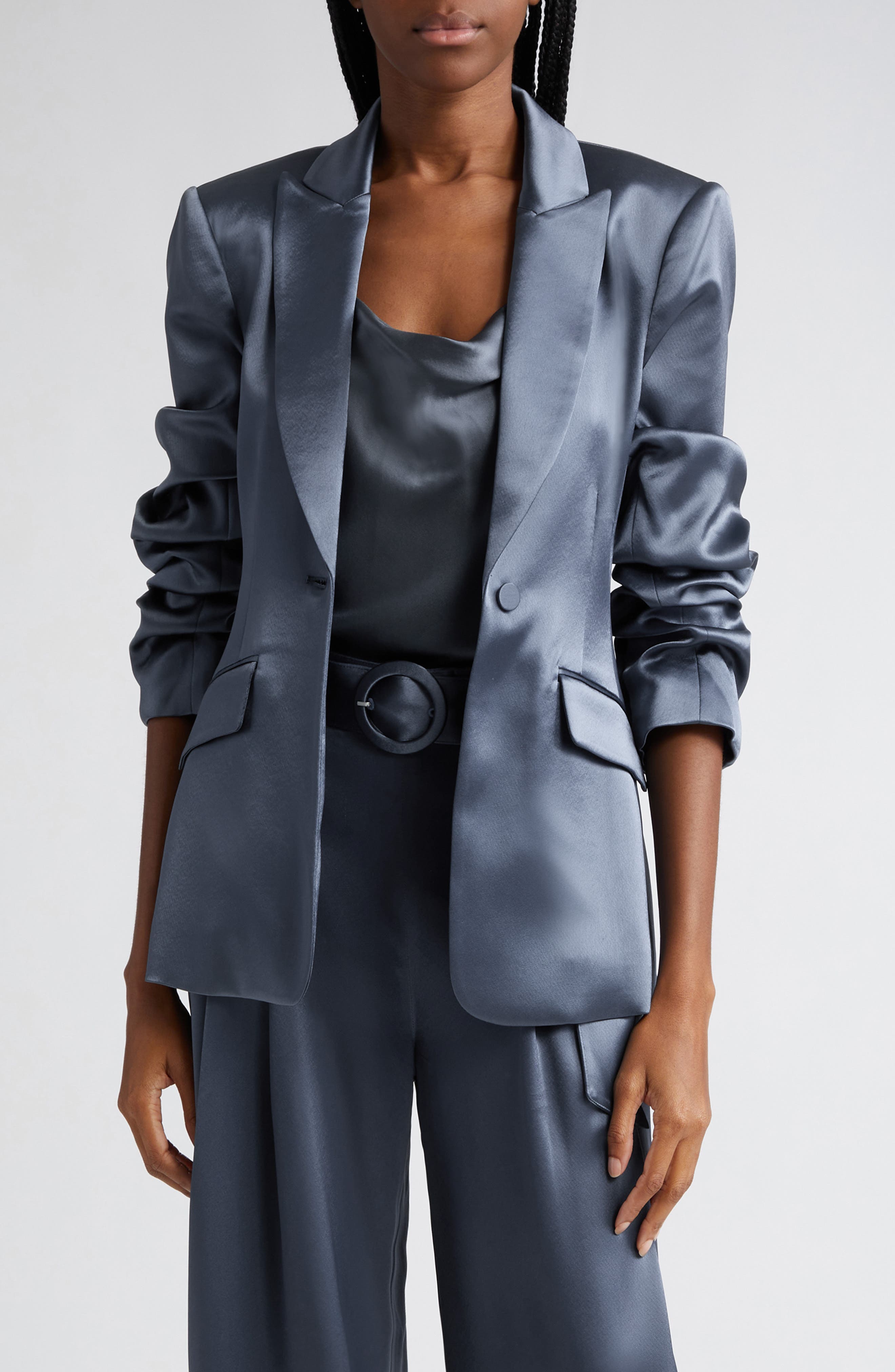 Cinq à Sept Cheyenne Satin Blazer