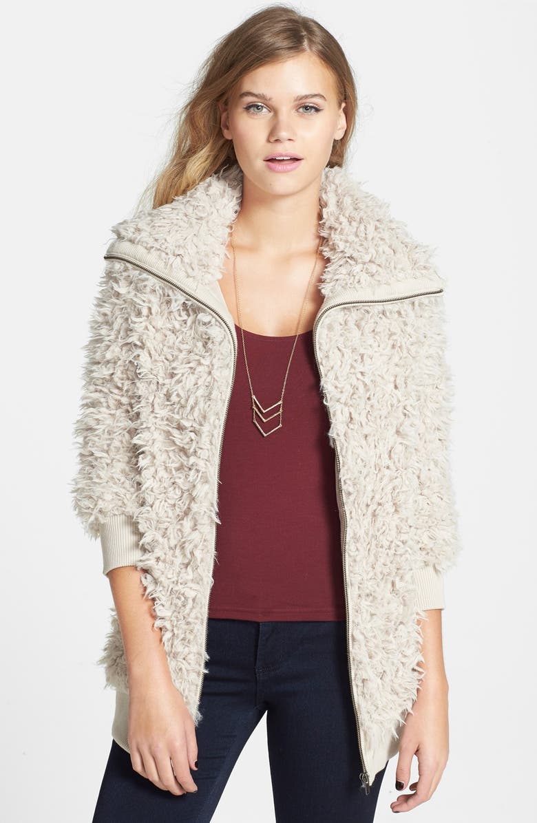 BP. Faux Shearling Jacket, Main, color, 