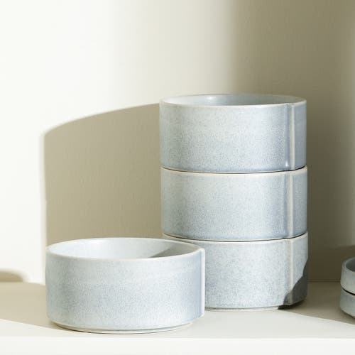 Stone Lain Bao Stoneware 12-piece Dinnerware Set In White
