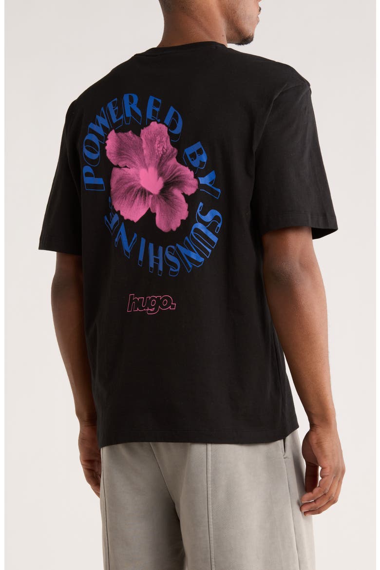 Napoka Logo Graphic Cotton T-Shirt, Alternate, color, BLACK