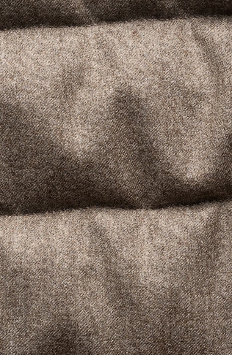 Eton Quilted Wool Vest, Alternate, color, Light Beige