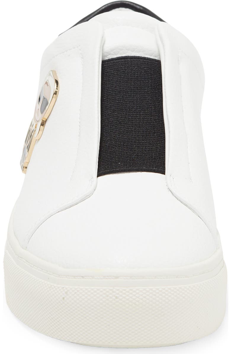 KARL LAGERFELD PARIS Ceci Slip-On Sneaker, Alternate, color, Bright White/ Black