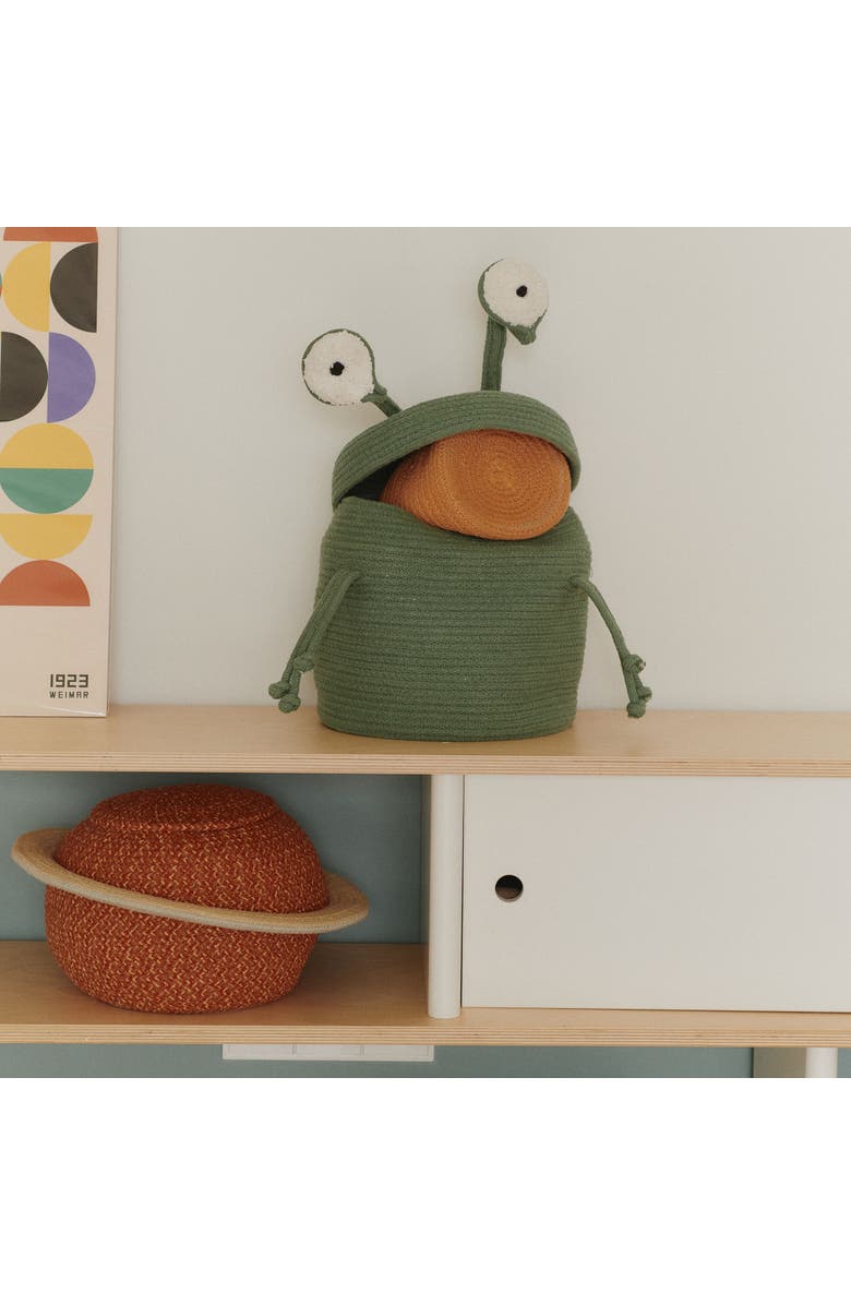 Lorena Canals Basket Alien Zog, Alternate, color, Green, Ivory, Black