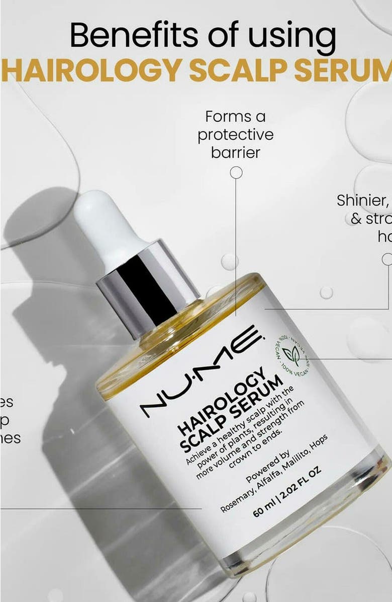 NUME Vegan Scalp Support Serum | Daily care for thinning hair, Alternate, color, Clear