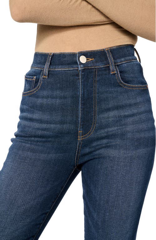 Warp & Weft Ase Stretch High Rise Straight Jean In Vroom In Vroom