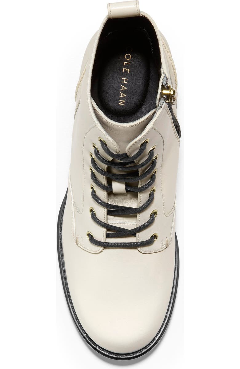 Cole Haan Camea Waterproof Leather Combat Boot, Alternate, color,