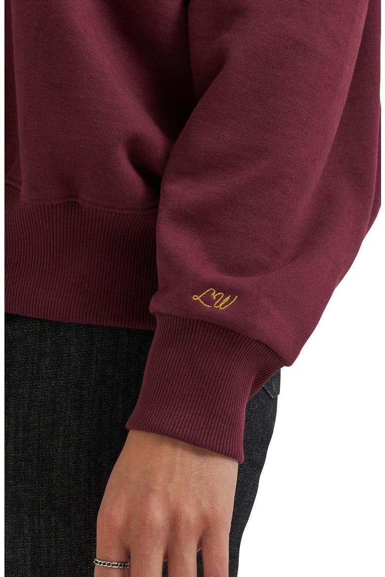 Rodeo Nights Graphic Sweatshirt, Alternate, color, BURGUNDY