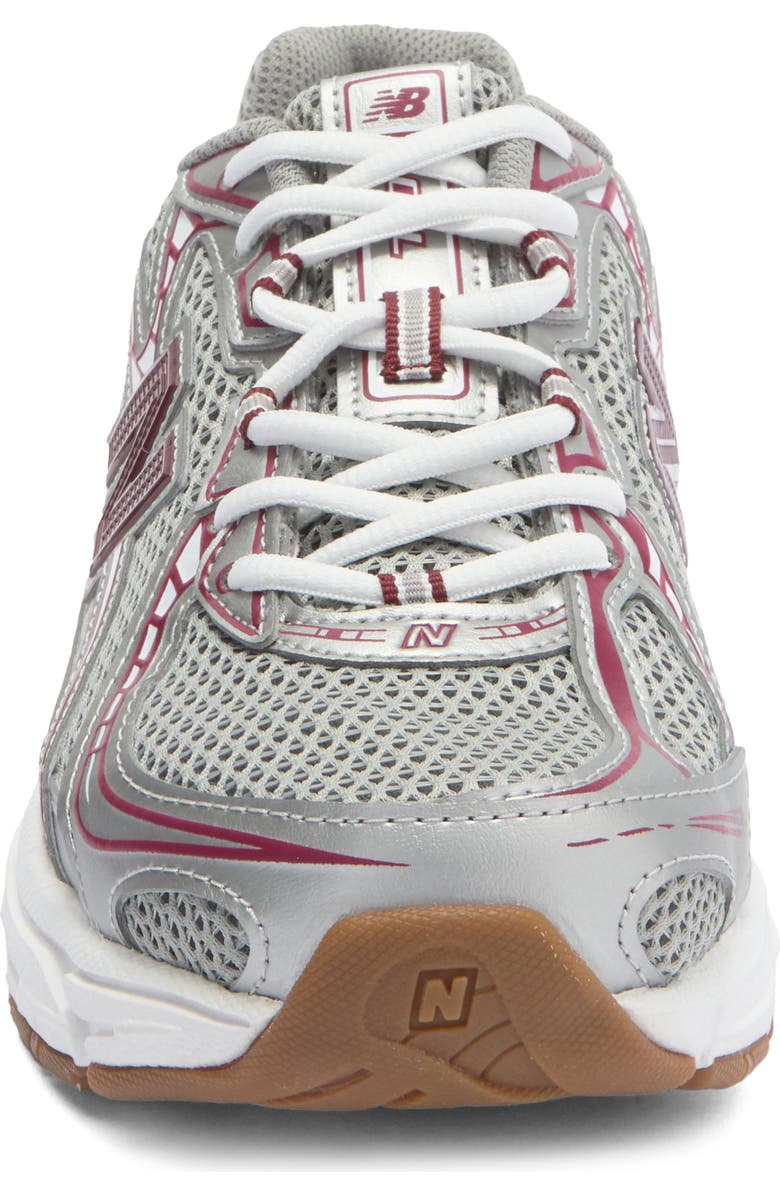 New Balance Gender Inclusive 740 Sneaker, Alternate, color, Monarch Burgundy/ Slate Grey