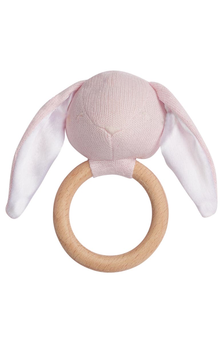 Little English Kids' Rattle, Main, color, Pink Bunny