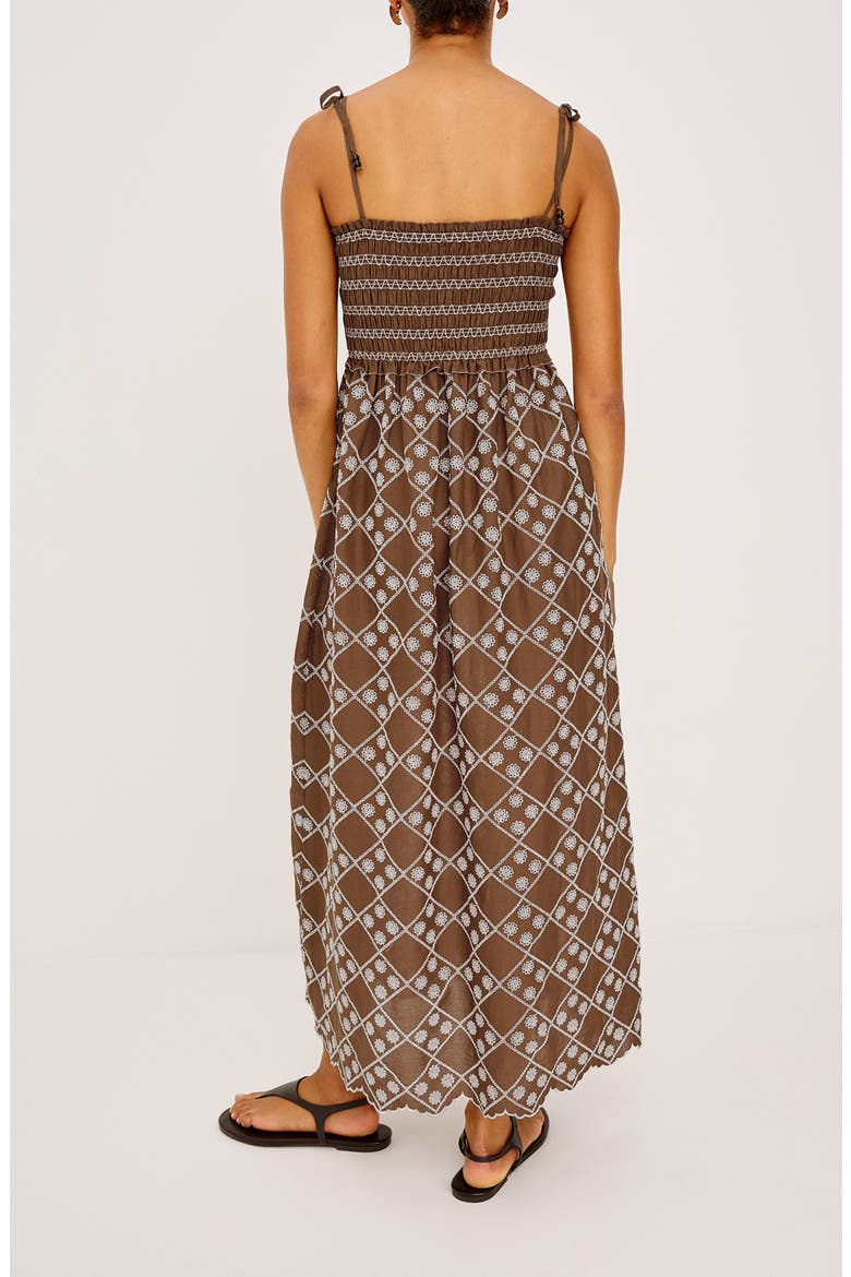 good vibes maxi dress Farm Rio White Good Vibes Maxi Dress