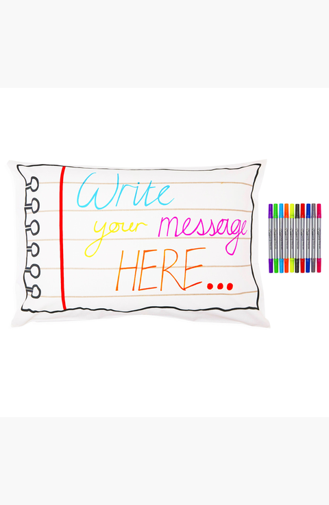 Color-Your-Own Pillowcase Doodle Notebook