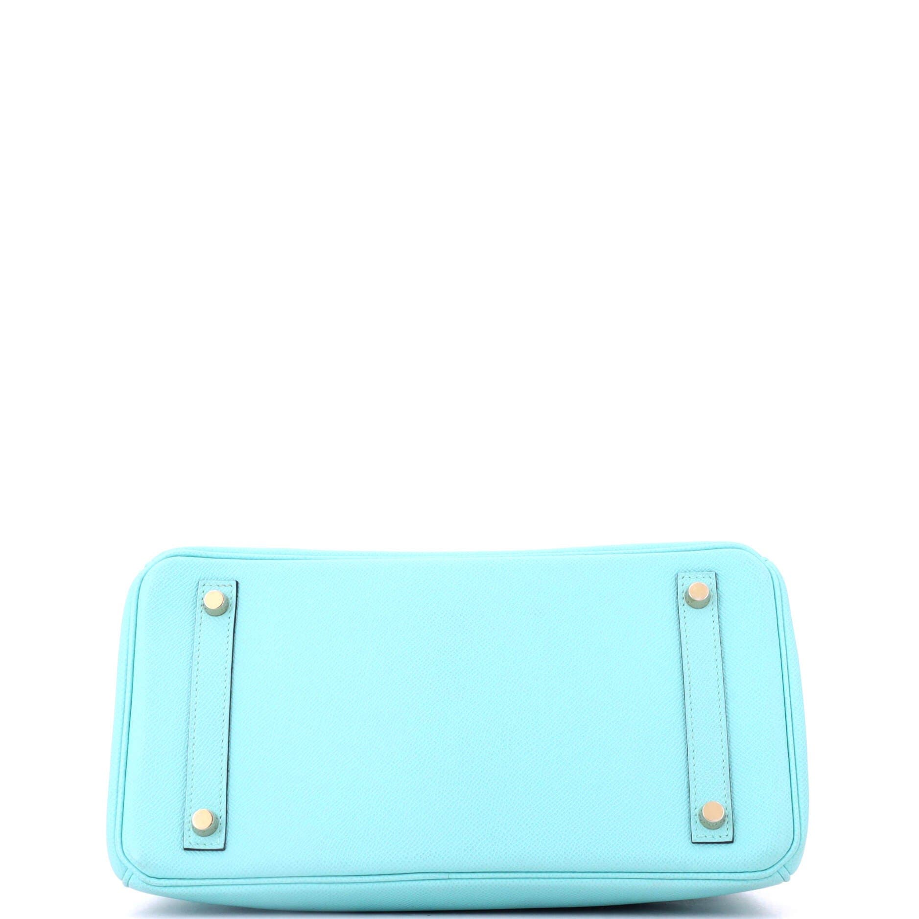 Birkin Handbag Blue Epsom with Gold Hardware 30, Alternate, color, Blue