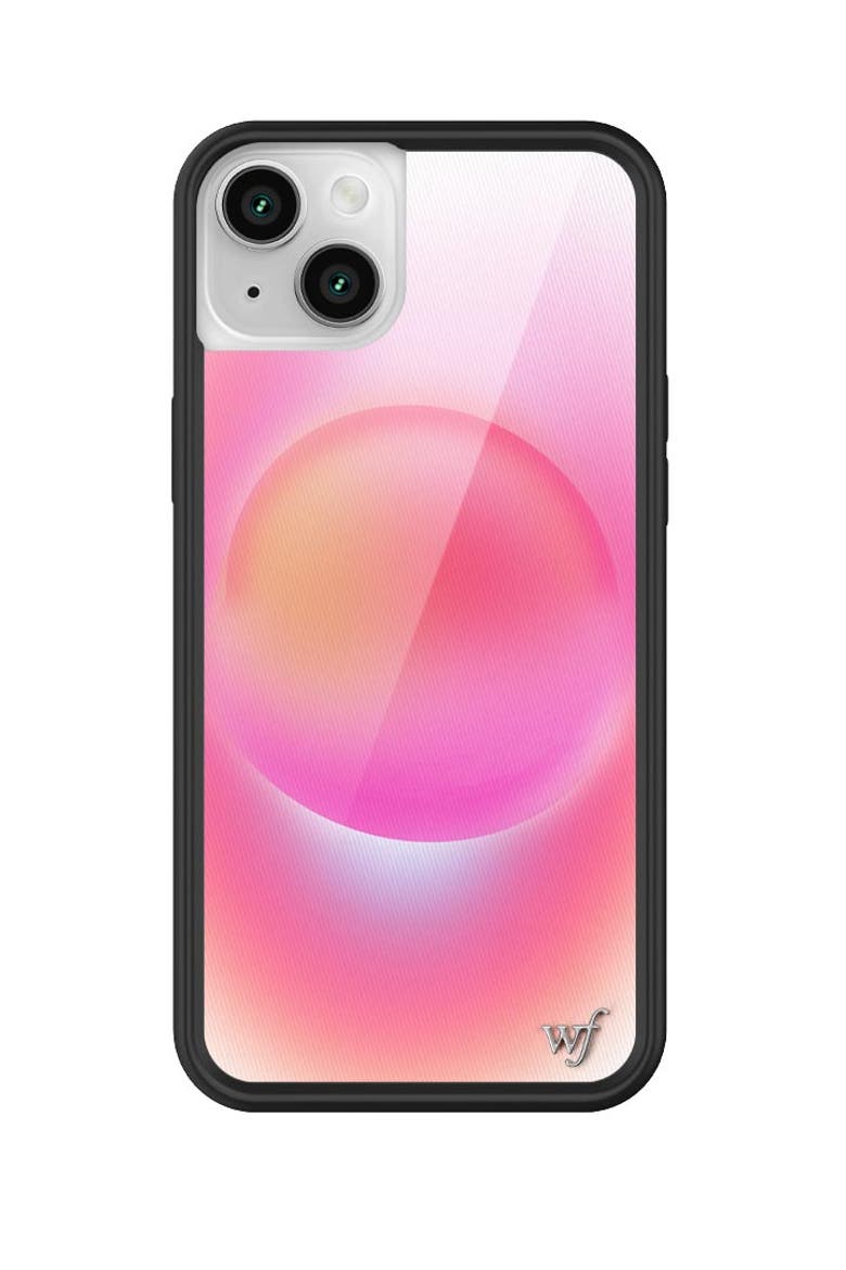 Hot Pink Aura iPhone Case, Alternate, color, Pink