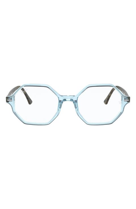 Unisex Britt 52mm Octagonal Optical Glasses