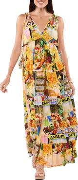 RANEES Print Maxi Dress