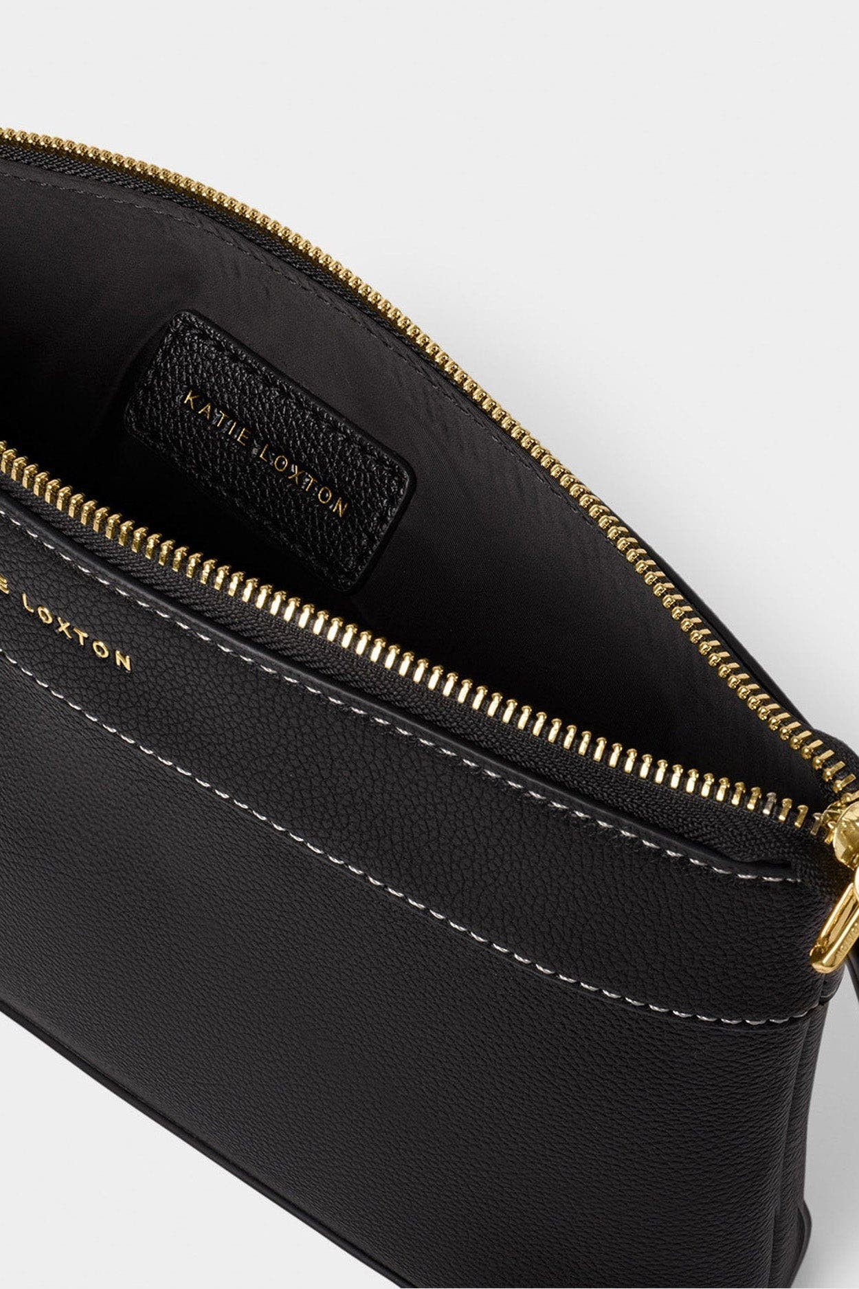 Katie Loxton Wristlet Clutch, Alternate, color, Black