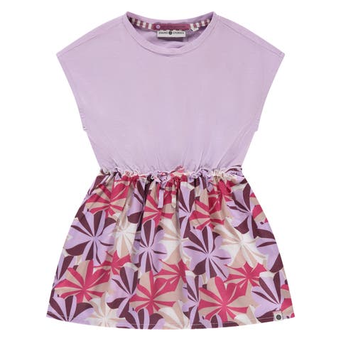 Mixed Media Sleeveless Dress