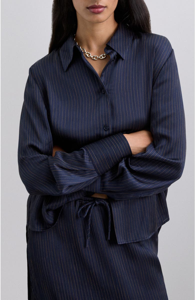 Scalpers Crindi Shirt, Main, color, Navy