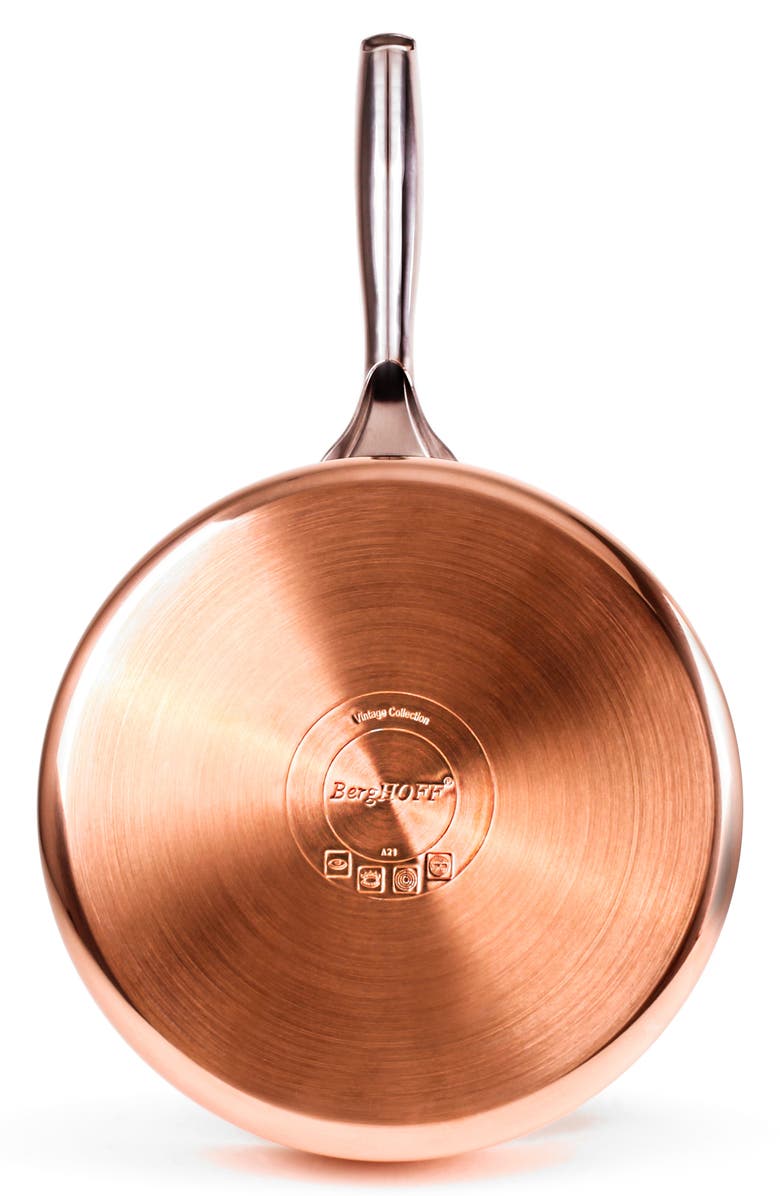 BergHOFF Hammered Copper Six-Piece Cookware Set, Alternate, color, Copper Silver