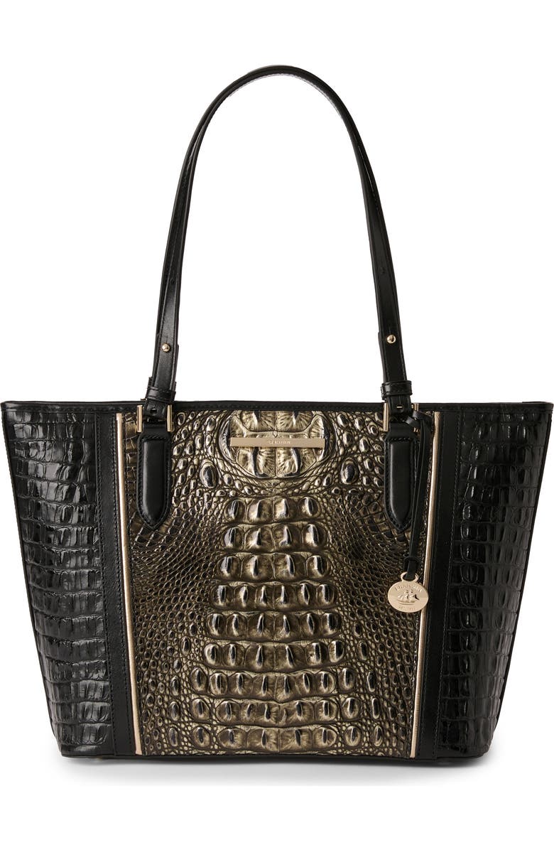 Brahmin Medium Asher Croc Embossed Leather Tote, Main, color,