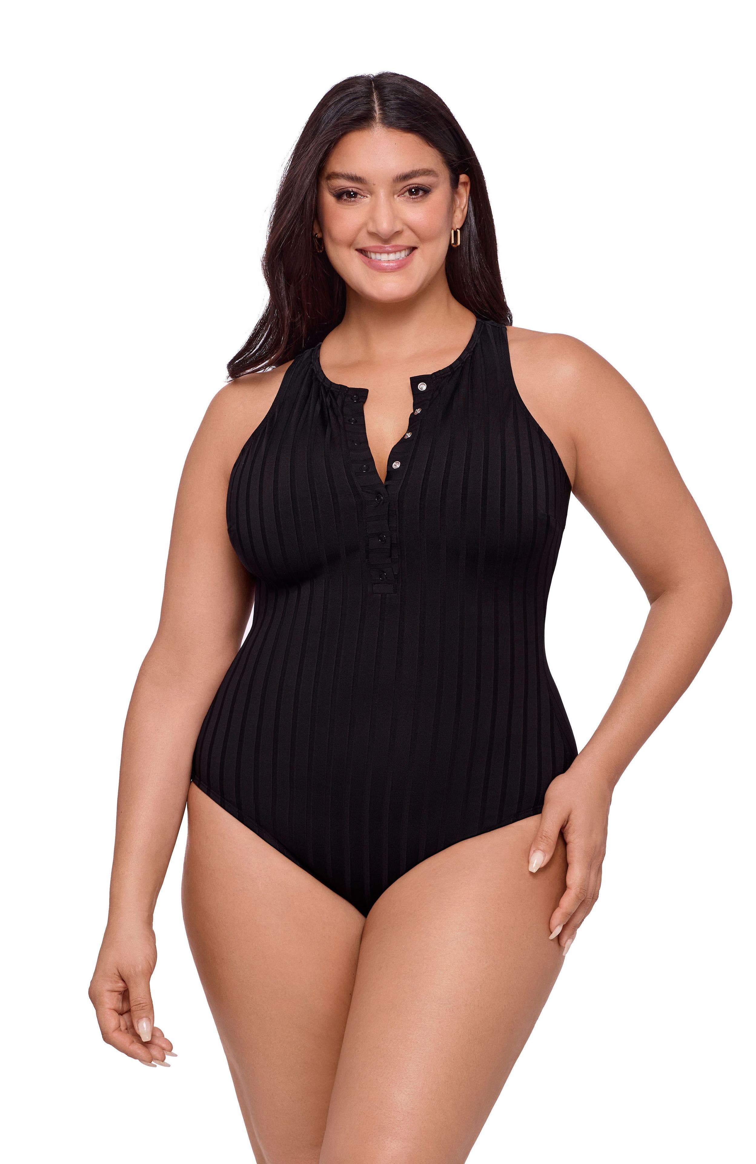 Onyx Black Wide Rib