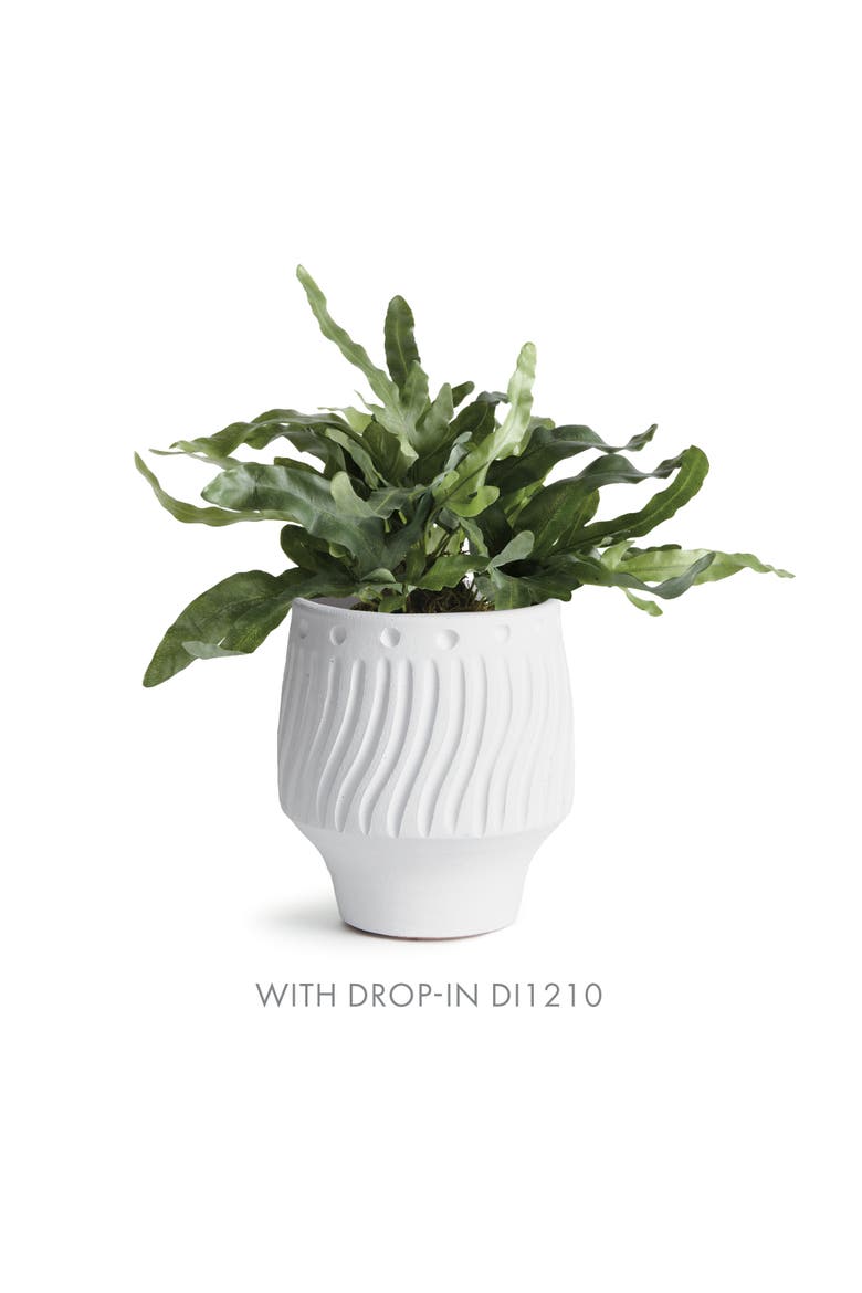 Larson Decorative Cachepot, Alternate, color, White