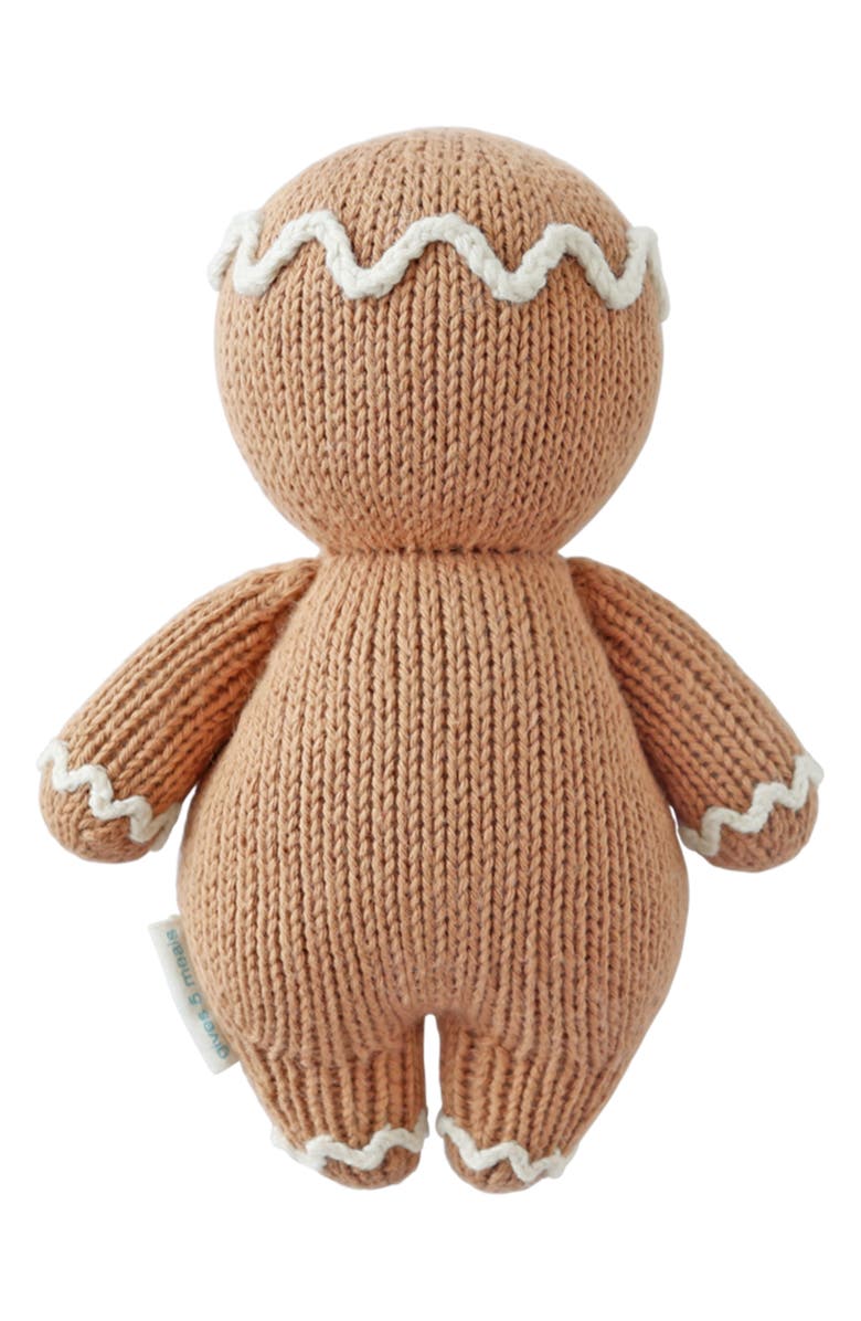 cuddle+kind Baby Gingerbread Stuffed Animal, Alternate, color, Brown