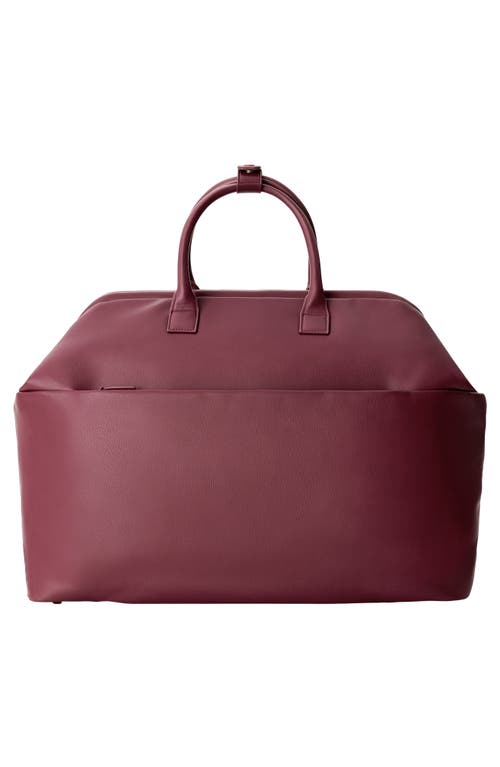 Beis The Essential Weekender Bag In Burgundy