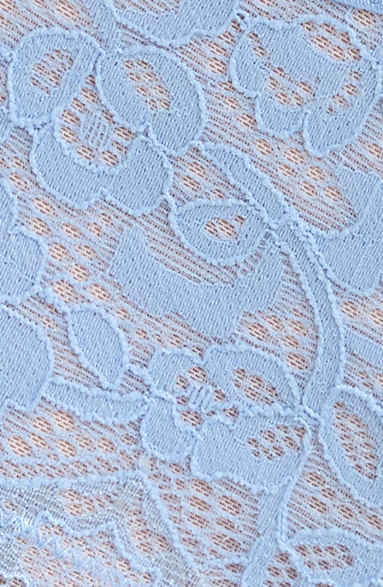 Hunkemöller Marine Lace & Mesh Brazilian Panties, Alternate, color,