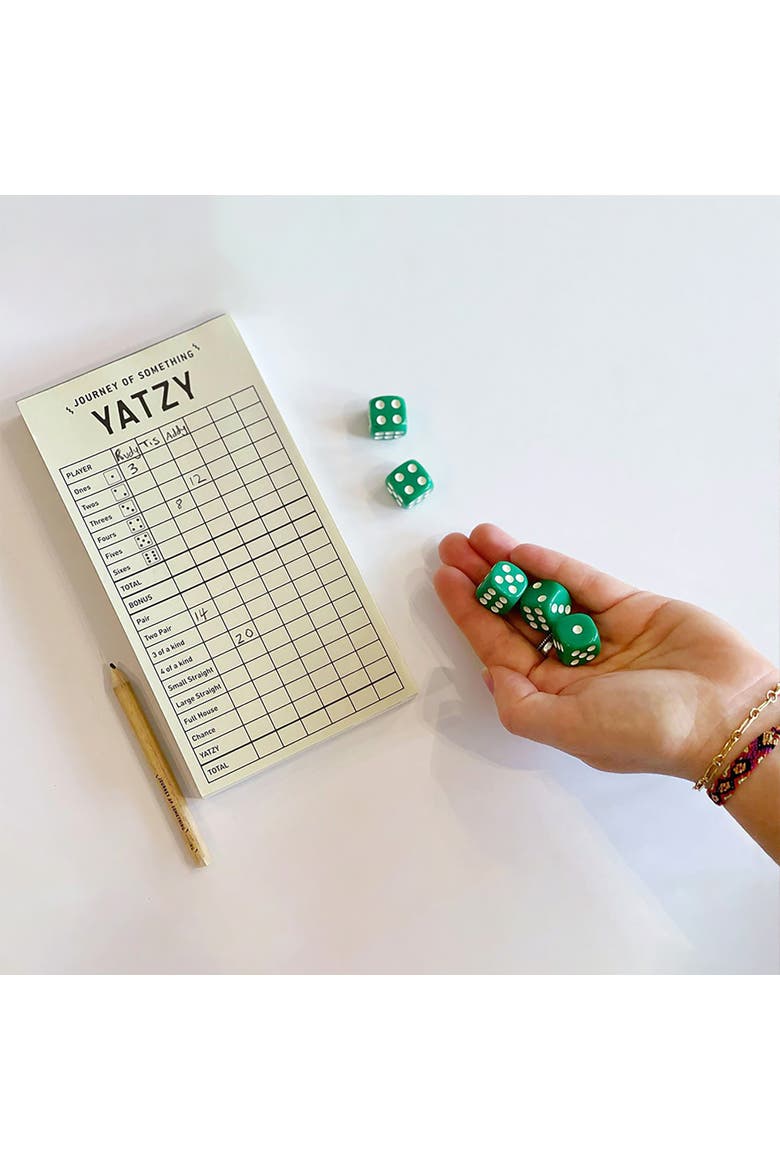 Luxury Yatzy, Classic Dice Game Set, Family & Party, Alternate, color, Multicolored