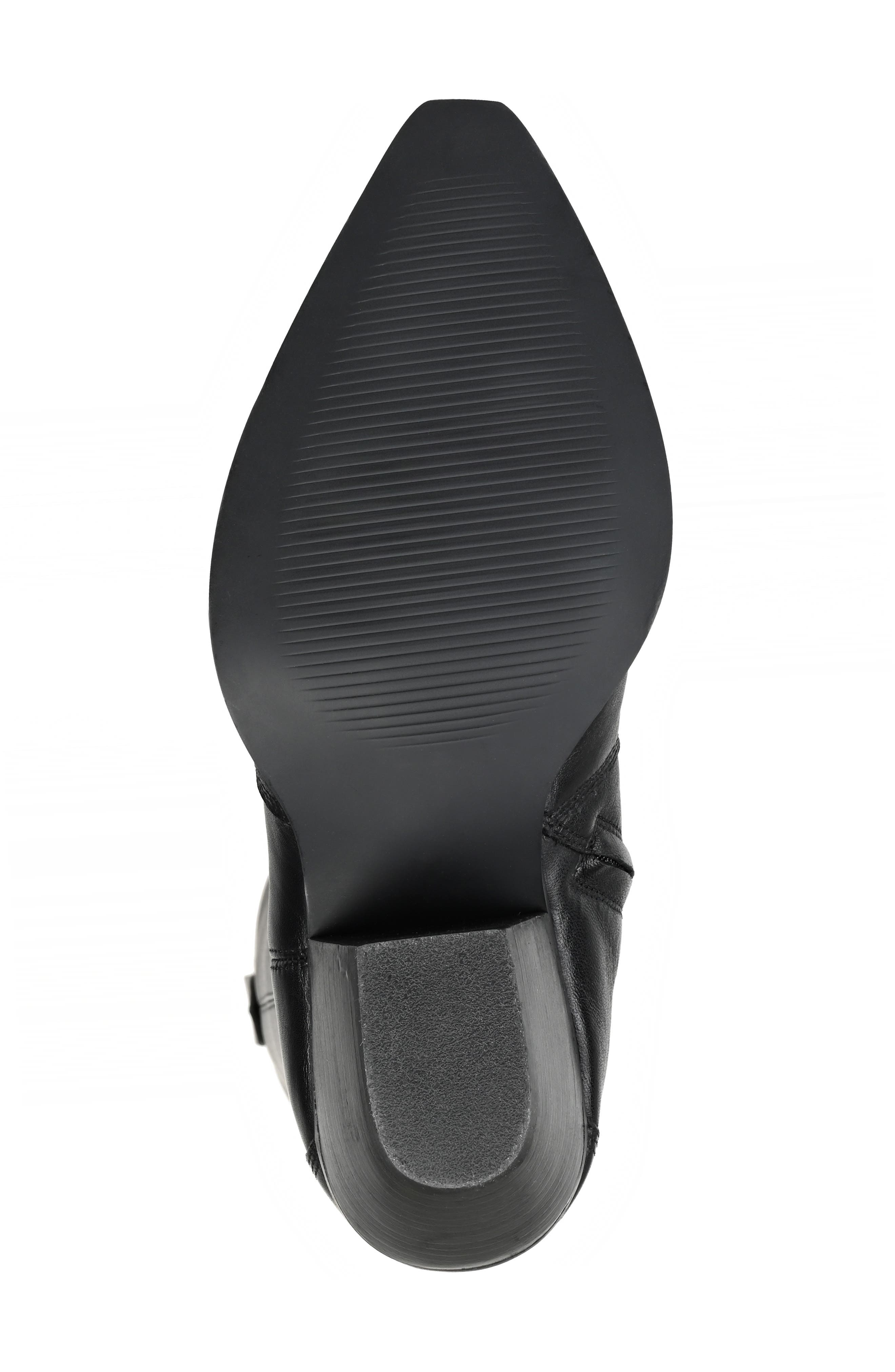 Journee Signature Pryse Leather Western Boot, Alternate, color, 