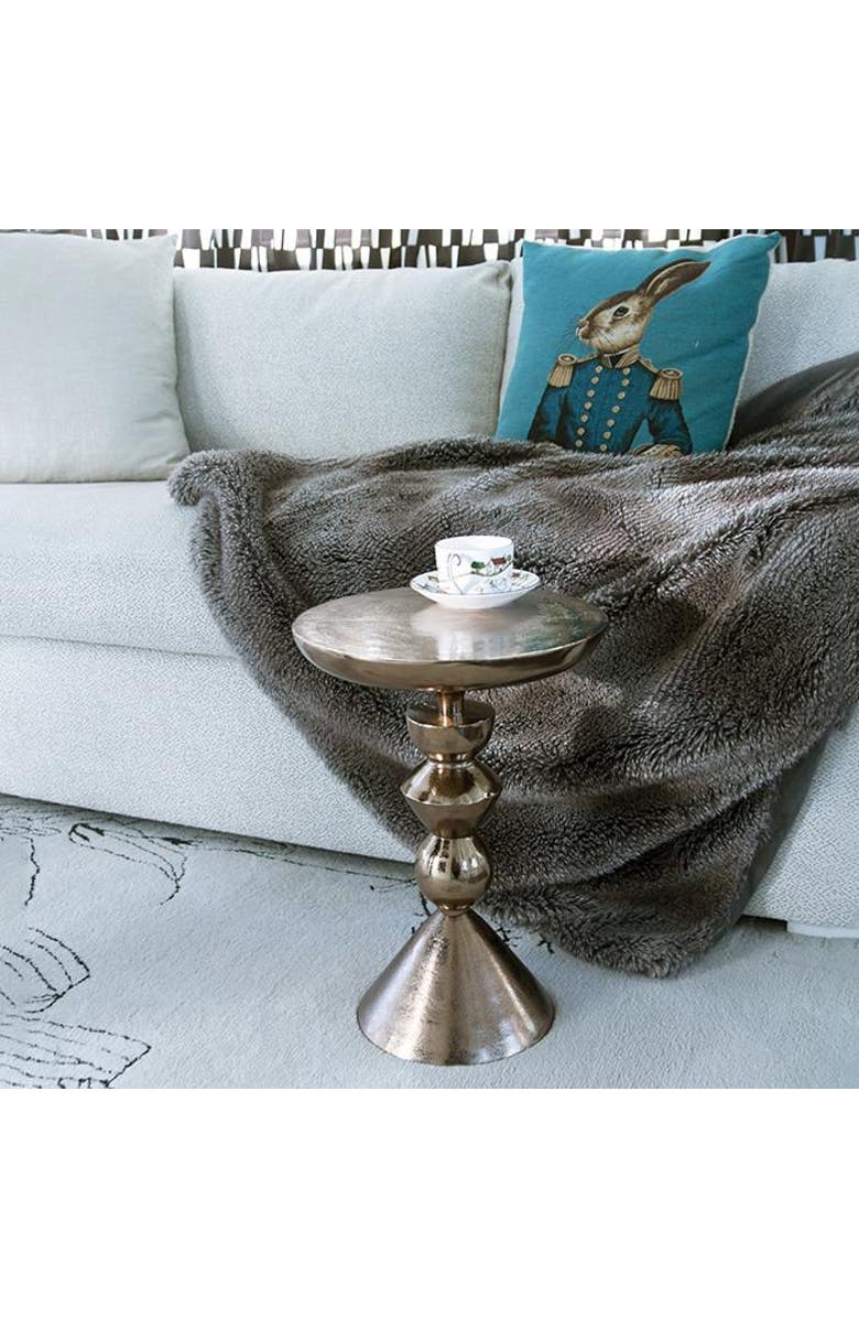 Lunares Accent Table, Alternate, color, Gold