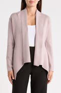 PATRIZIA LUCA Drape Open Front Cardigan