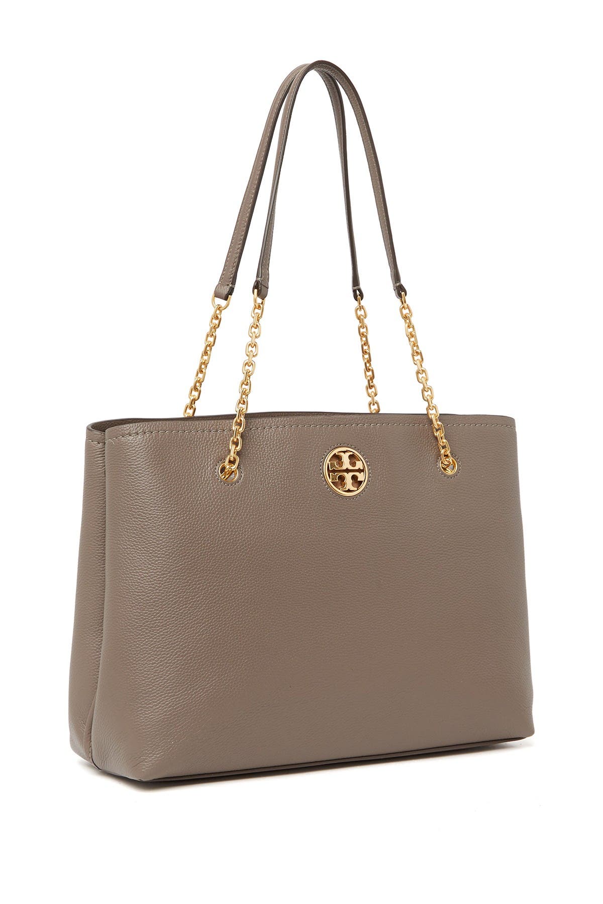 Carson Leather Tote, Alternate, color, SILVER MAPLE