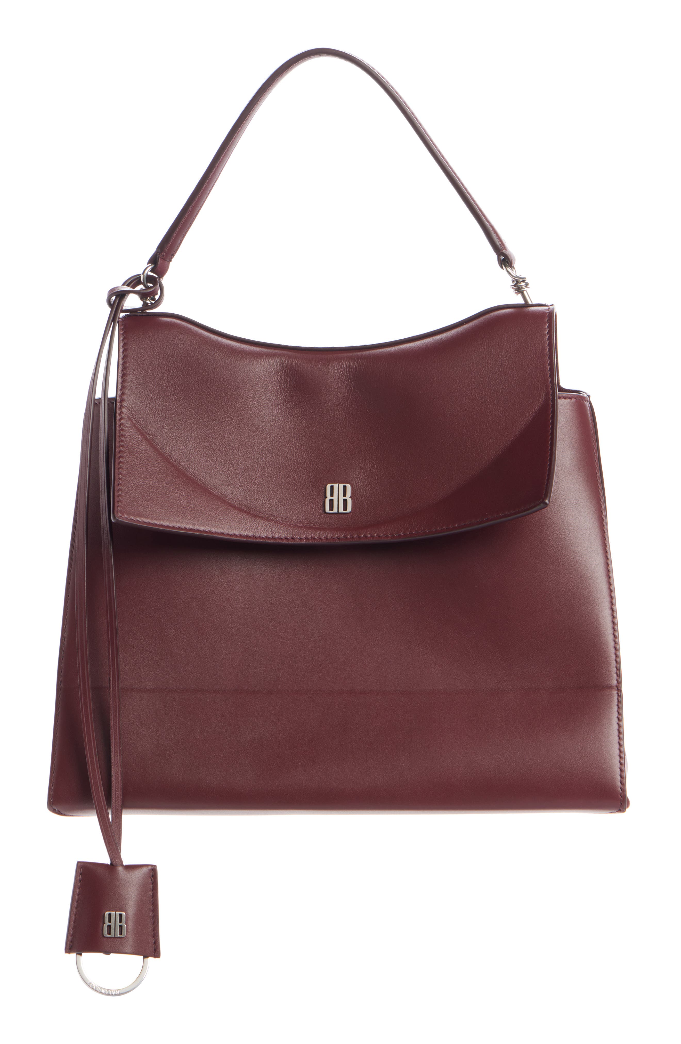 Balenciaga Medium Nano BB Leather Top Handle Bag | Nordstrom