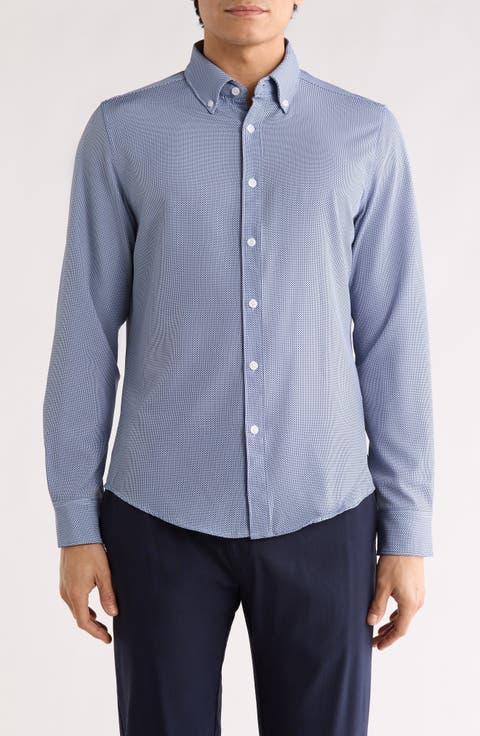 Micro Dot Tech Dress Shirt