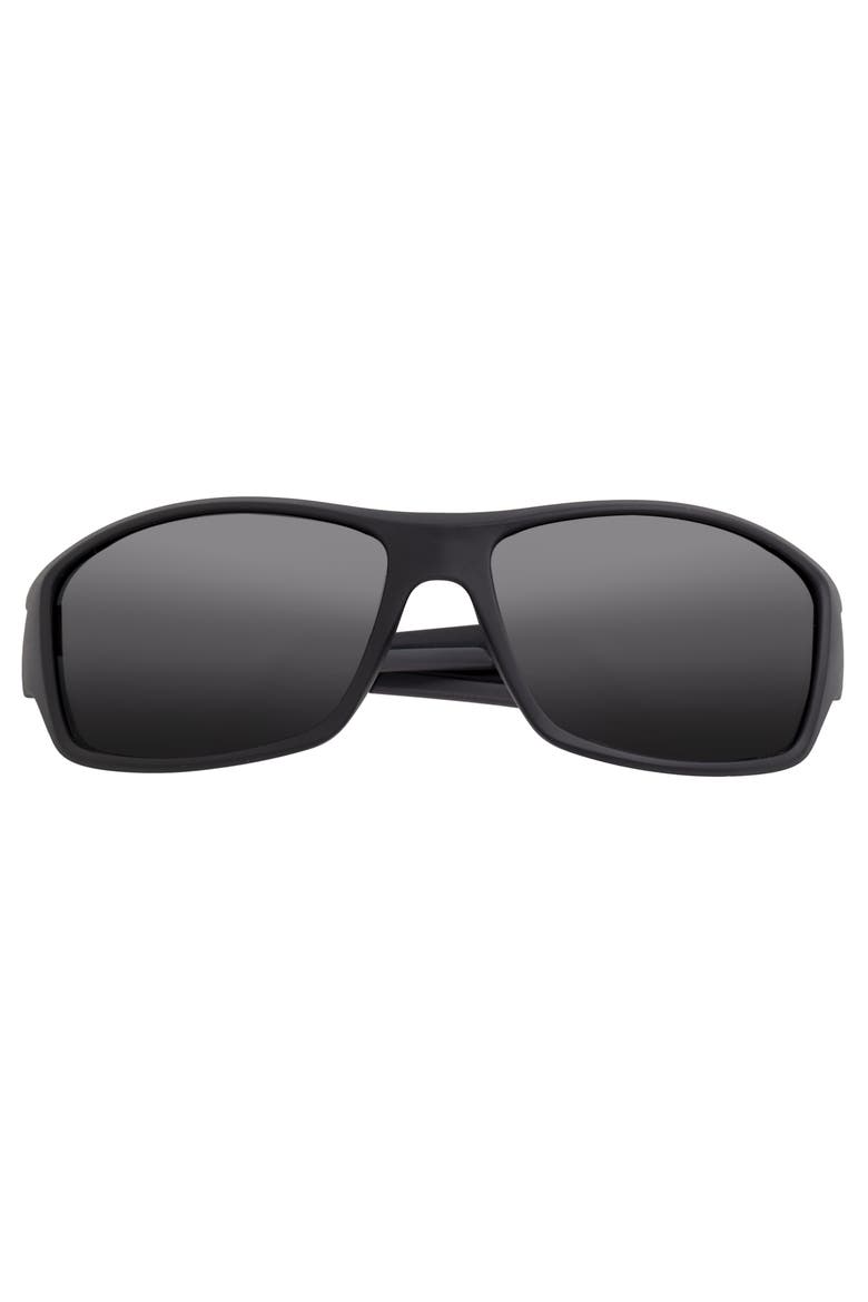 Aquarius Polarized Sunglasses, Alternate, color, Black/Black