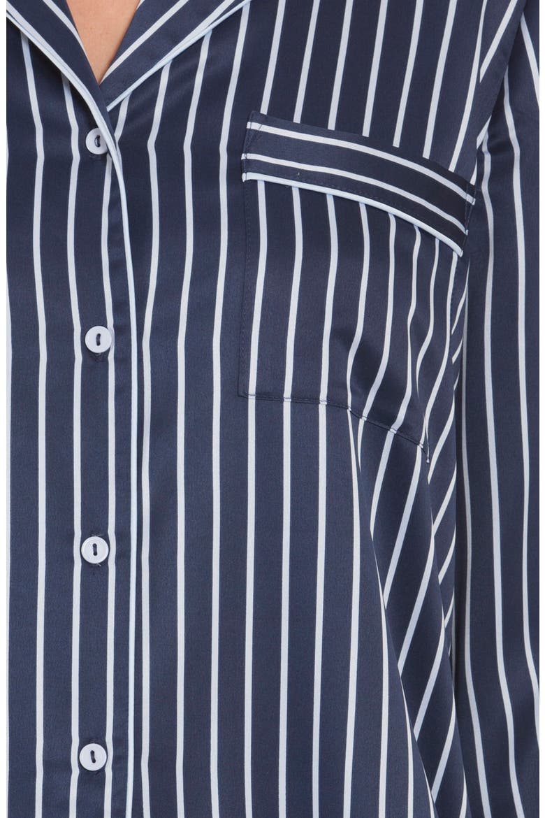 Short Pajamas, Alternate, color, NAVY STRIPE