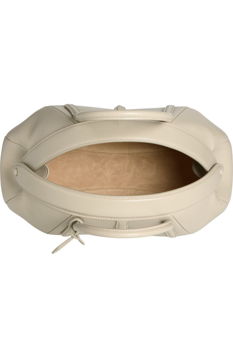 Alaïa Small Leather Top Handle Bag, Alternate, color, Beige Grise