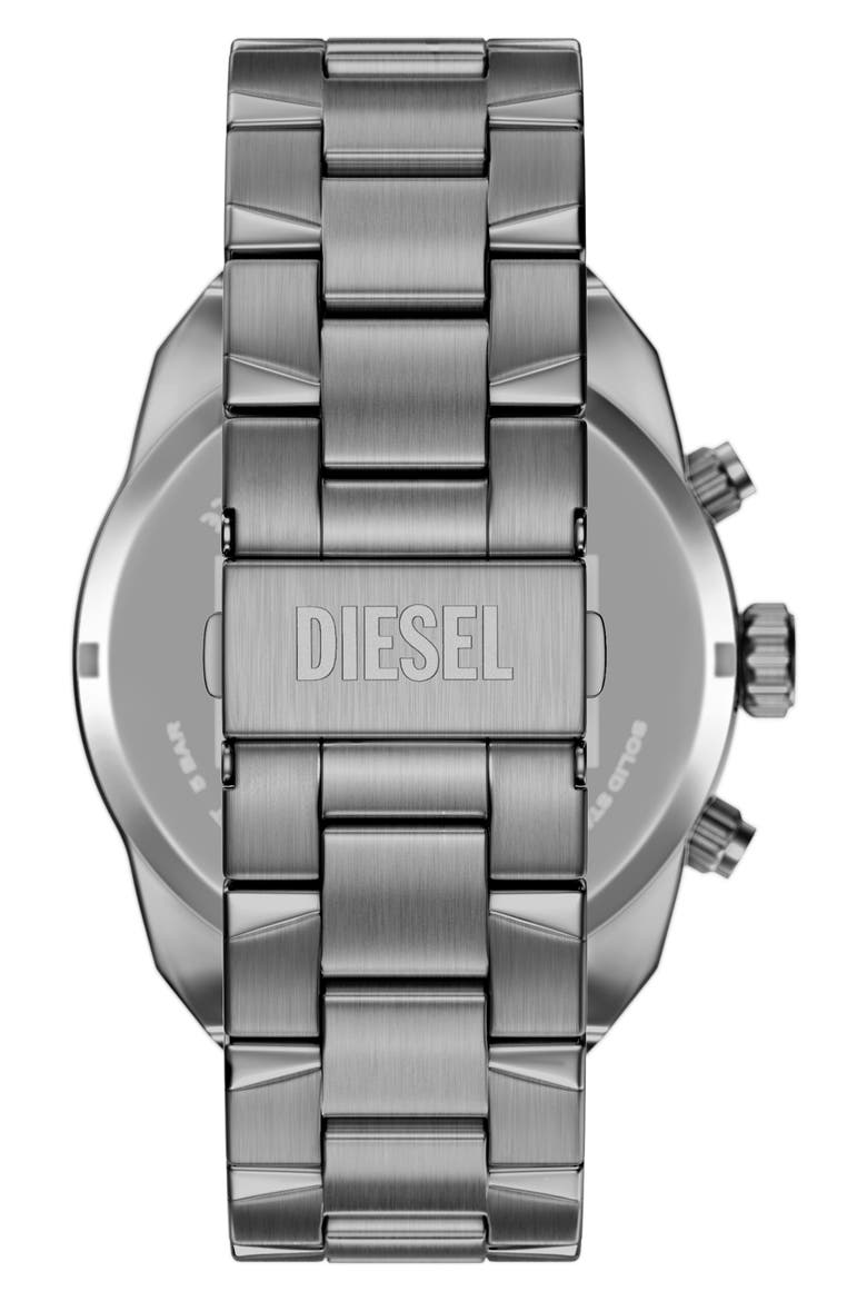 Spiked Chronograph Bracelet Watch, 49mm, Alternate, color, GUNMETAL