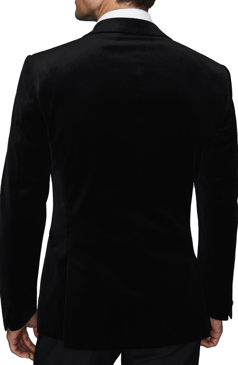 Reiss Ace Slim Fit Velvet Blazer, Alternate, color,