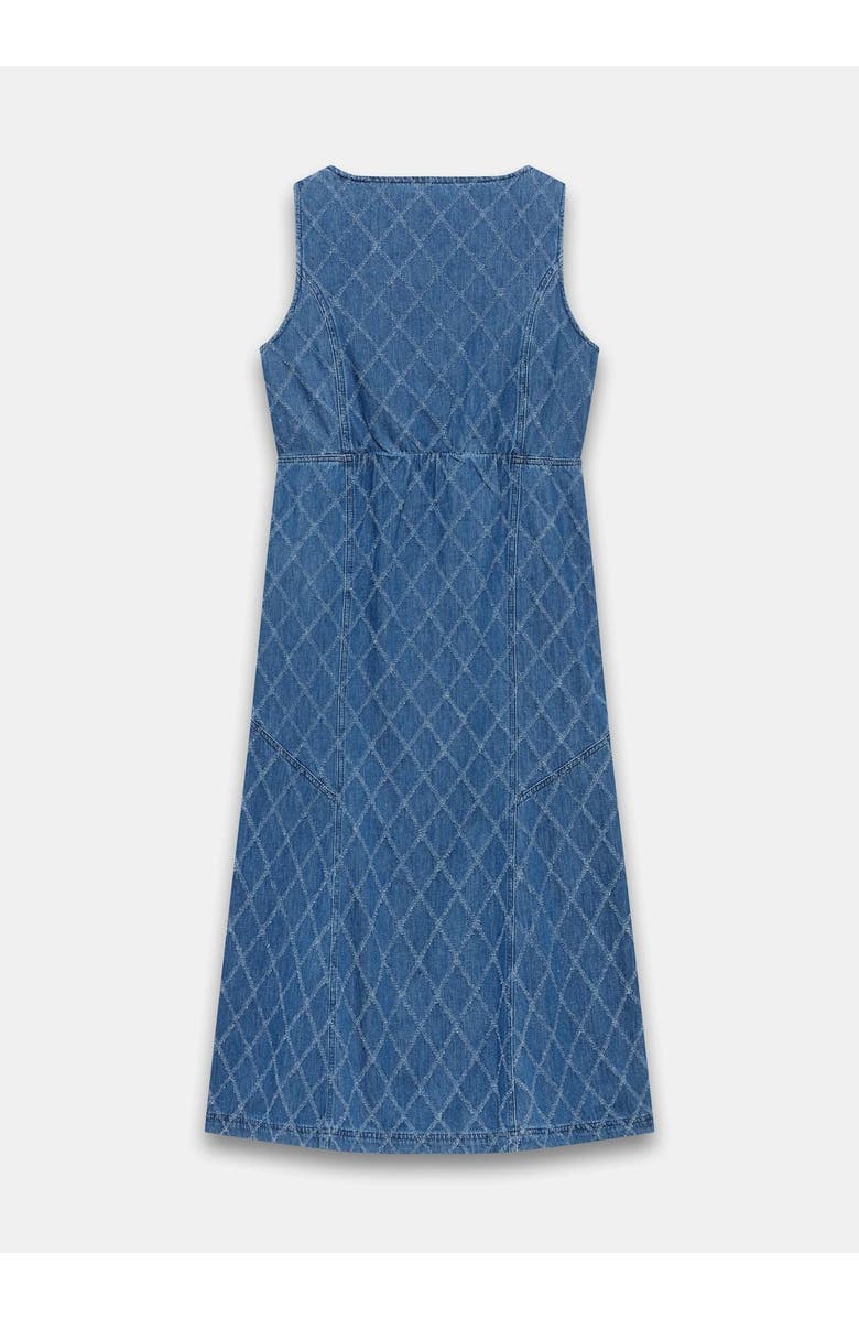 MINT VELVET Denim Midi Dress, Alternate, color, Navy